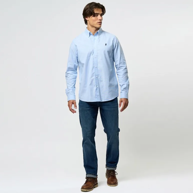 Herre Greg Skjorte Light Blue