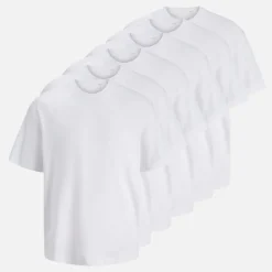 Herre Gust Oversized 6-pak T-shirts Hvid