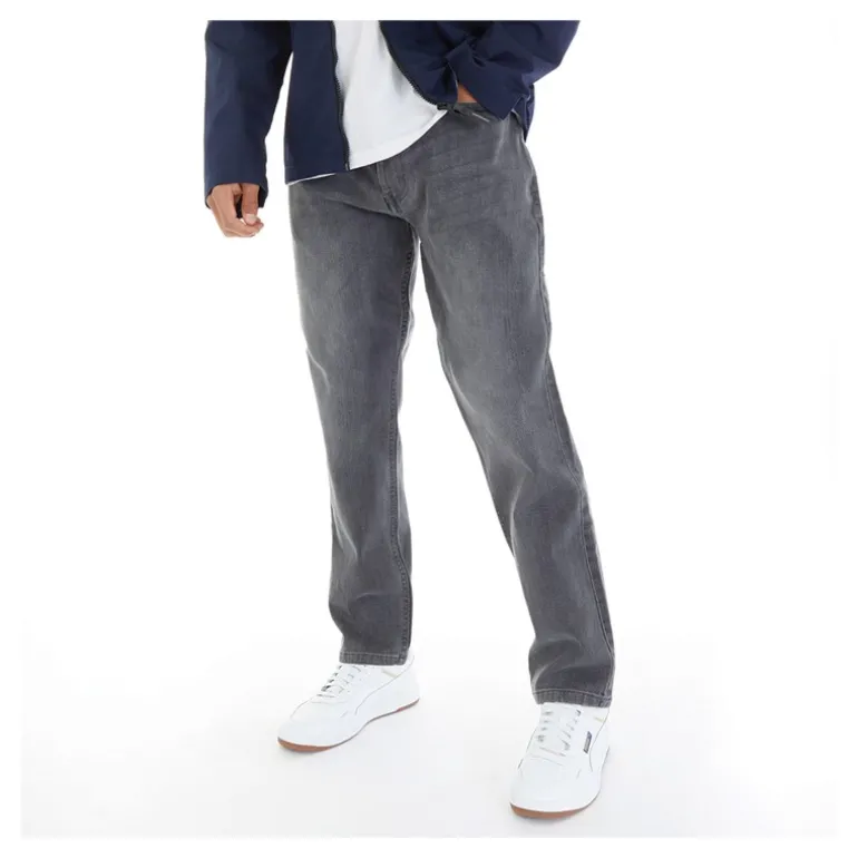 Herre Harlow Jeans Med Lige Ben Grå