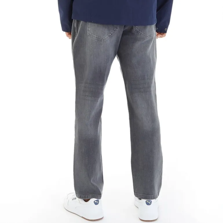 Herre Harlow Jeans Med Lige Ben Grå