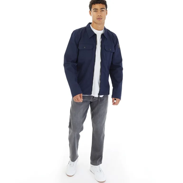 Herre Harlow Jeans Med Lige Ben Grå