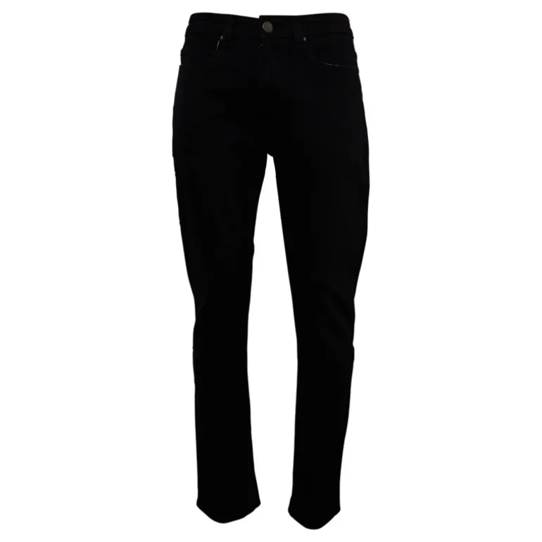 Herre Harlow Jeans Med Lige Ben Sort