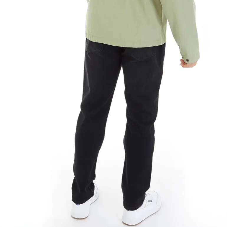 Herre Harlow Jeans Med Lige Ben Sort