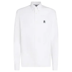 Herre Heritage Oxford Langærmet Skjorte Optisk Hvid