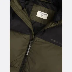 Herre Hættejakke Army / Sort