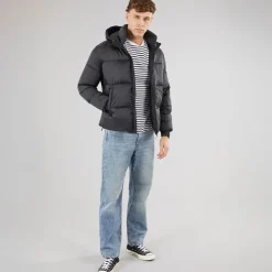 Herre Hættejakke Sort