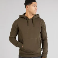 Herre hættetrøje khaki