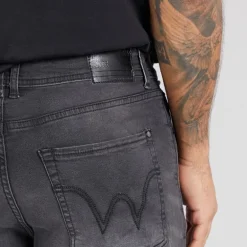 Herre Hydras Jeans Med Lige Ben Sort