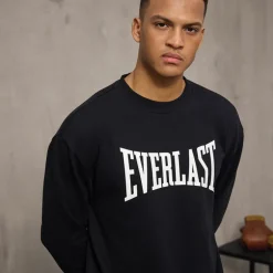 Herre Ikonisk Maksimeret Sweatshirt Sort