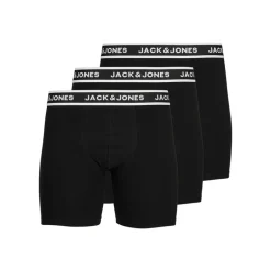 Herre Jacsolid tre pak boxershorts Sort