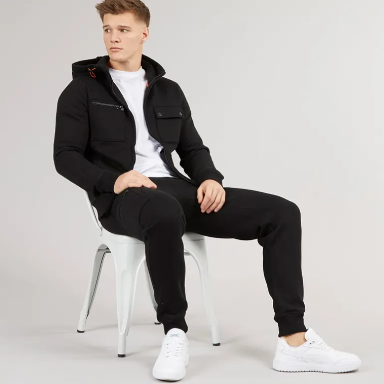 Herre Jarlev Træningsdragt Sort