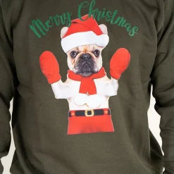 Herre Jule Sweater Olive Green