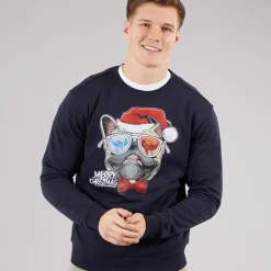 Herre Jule Sweatshirt Dark Navy