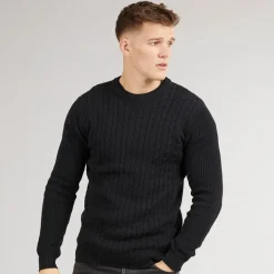 Herre Kabstars Strikket Sweater Sort