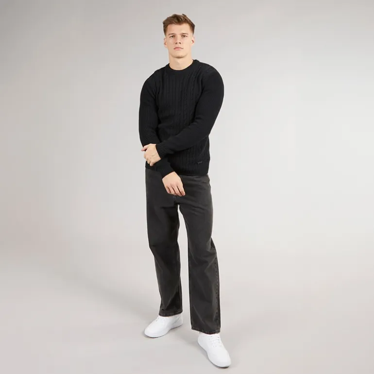 Herre Kabstars Strikket Sweater Sort