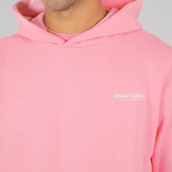 Herre Kreative Let Oversized Hoodie Bubblegum Pink