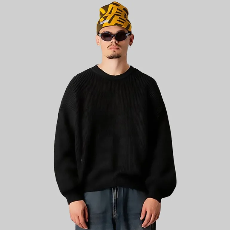 Herre Kurt Koi Levering Sweater Sort