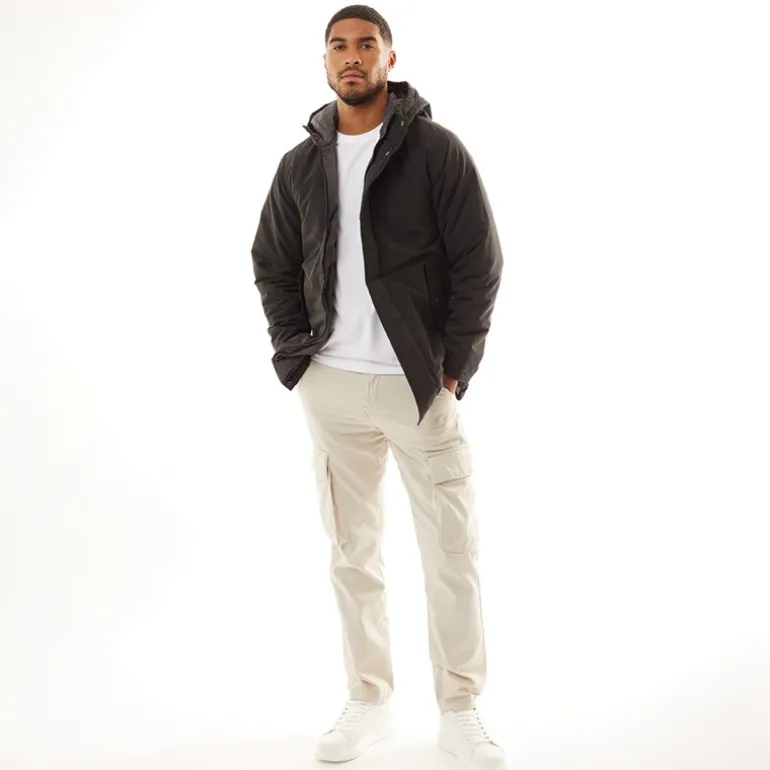 Herre Kyle Parka Sort