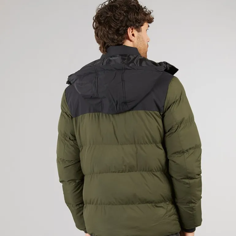 Herre Lebron Kort Jakke Olive Green