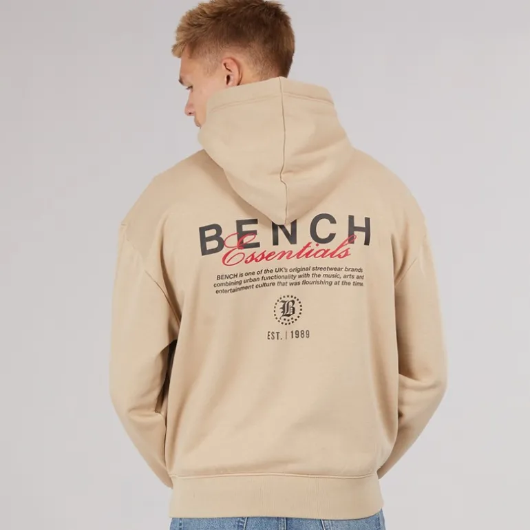 Herre Ledall 1989 Hættetrøje Stone