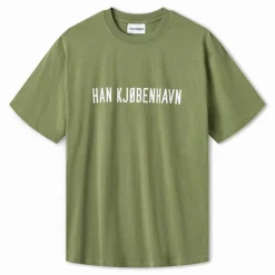 Herre Logo Boxy T-Shirt Army Grøn
