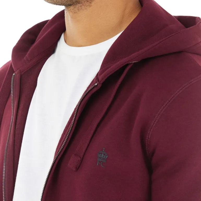 Herre lynlås hættetrøje Chateaux/Marine