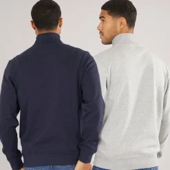 Herre Marigold To Pak 1/​4 Lynet Sweatshirts Navy /​ Grå