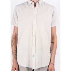 Herre Maxton Skjorter med korte ærmer beige