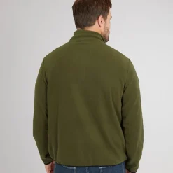 Herre Mcgeechan 1 /​ 2 Zip Micro Fleece Mørk Vinstok