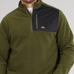 Herre Mcgeechan 1 /​ 2 Zip Micro Fleece Mørk Vinstok