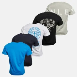 Herre Multhen Fem Pakke T-shirts Assorteret