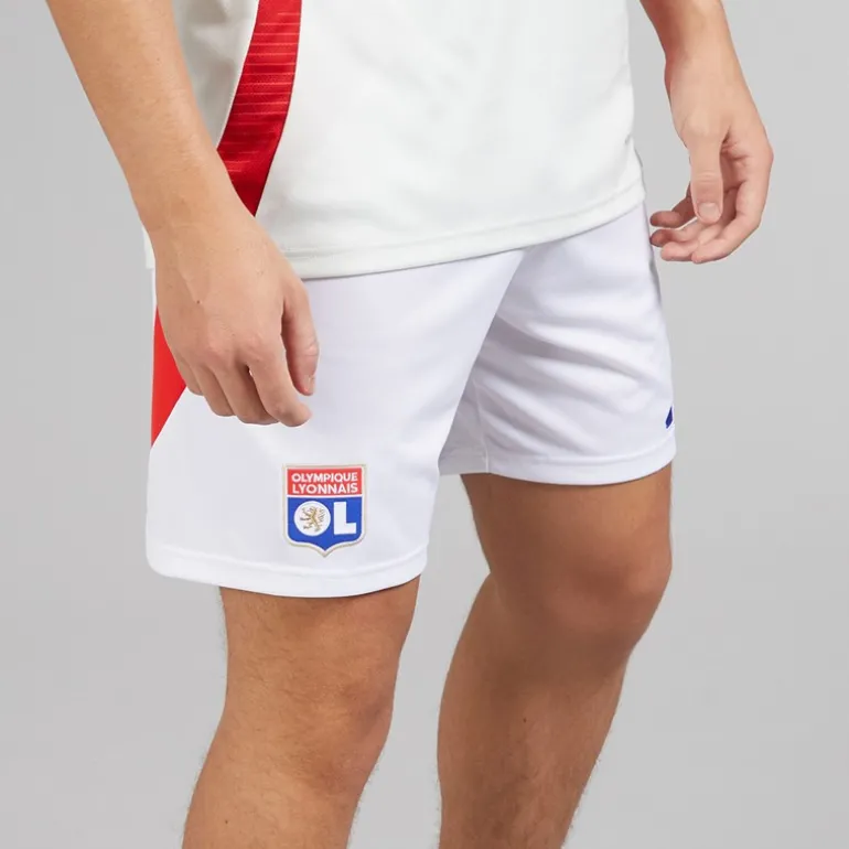 Herre OL Olympique Lyon 24/25 Hjemme shorts Hvid