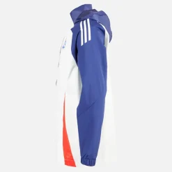 Herre OL Olympique Lyon All Weather Jakke White Tint/​Midnight Indigo/​Bright Red