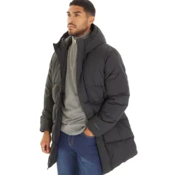 Herre Otis Lang Linie Puffer Sort