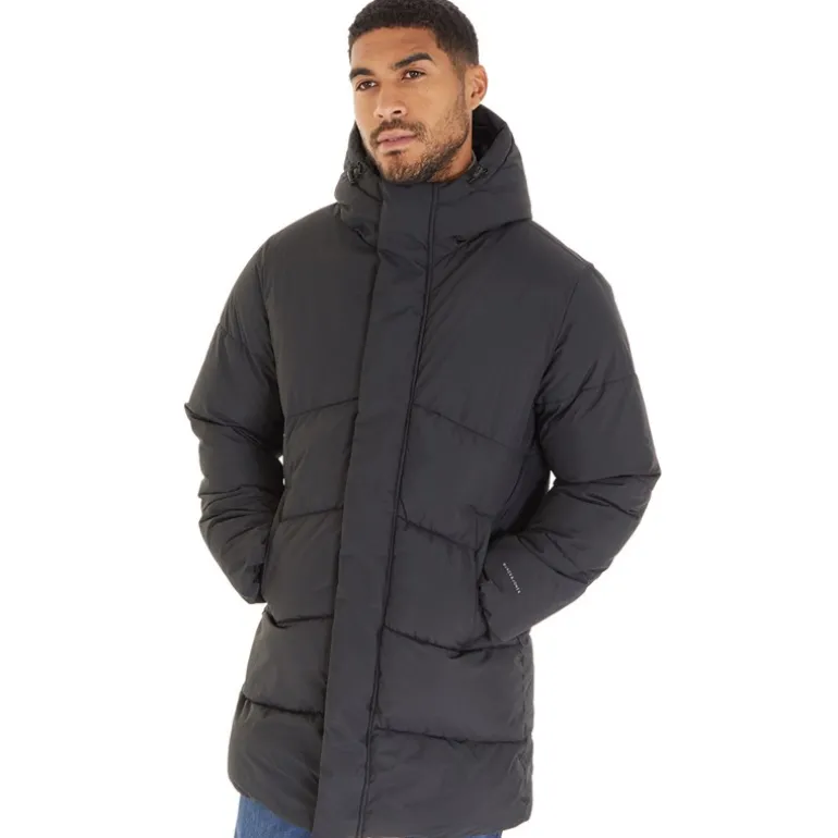 Herre Otis Lang Linie Puffer Sort