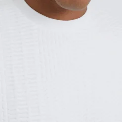 Herre Oversized Fit Miska T-shirt Creme