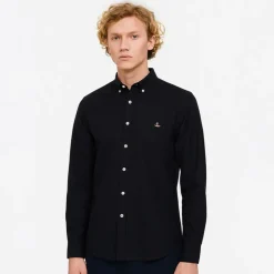 Herre Oxford skjorte Sort