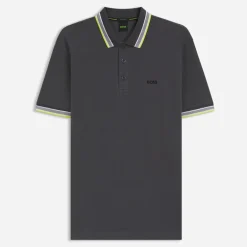 Herre Paddy Polo Skjorte Dark Grey