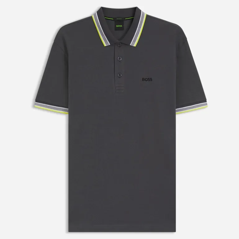 Herre Paddy Polo Skjorte Dark Grey