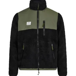 Herre Panel Lynlås Fleece Grøn