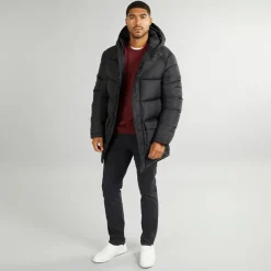 Herre Parka Row Jakke Sort