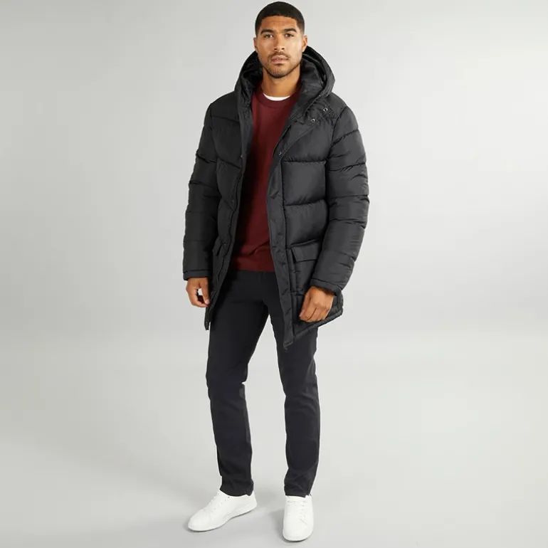 Herre Parka Row Jakke Sort