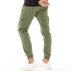 Herre Paul Warner AKM 111 Cargobukser Olivengrøn