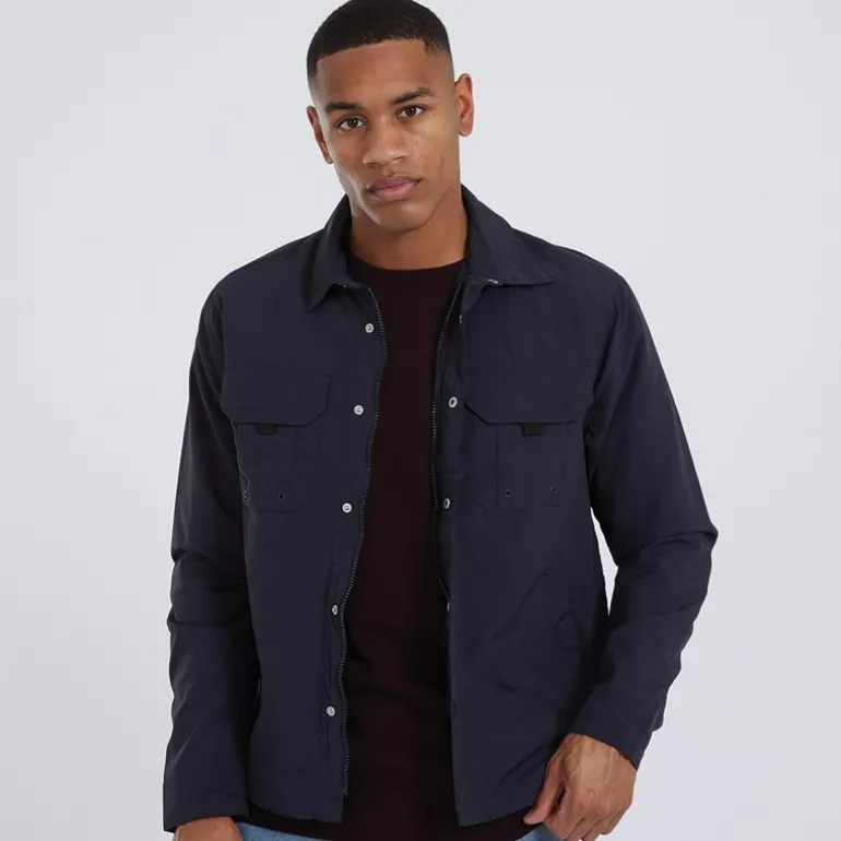 Herre Pearson Shacket Marineblå