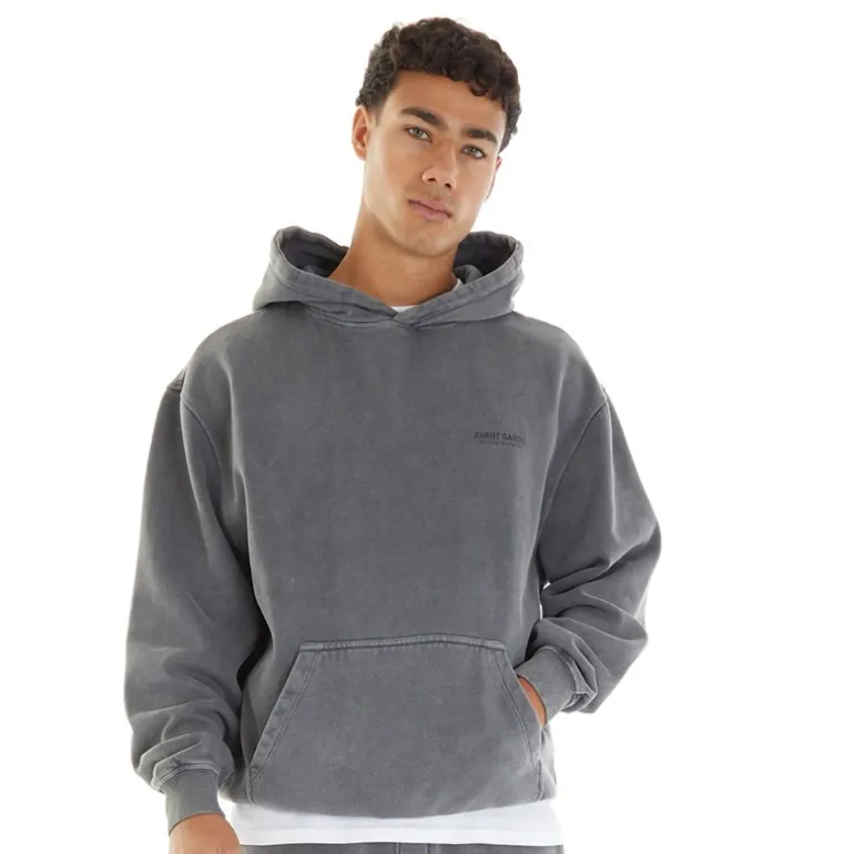 Herre Pigmentfarvet Trøje Stål