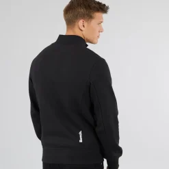 Herre Plinth Spots 1/​4 Zip Funnel Neck Sweatshirt Sort