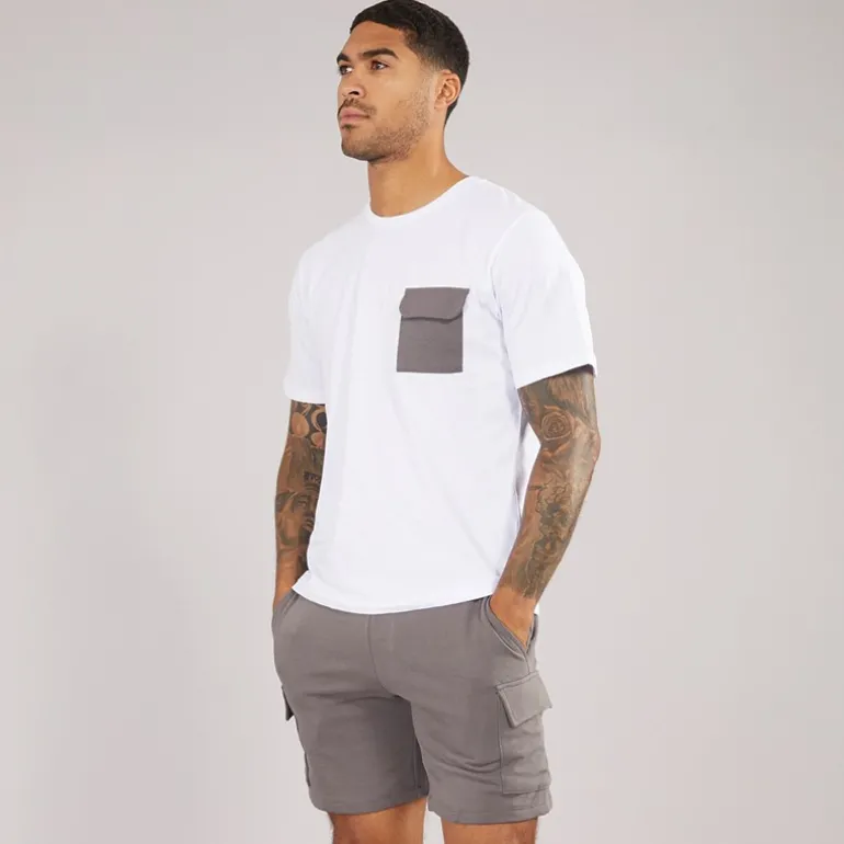 Herre Pocket Sæt Hvid / Castlerock