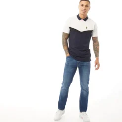 Herre Princed Jeans med lige pasform Stenvasket