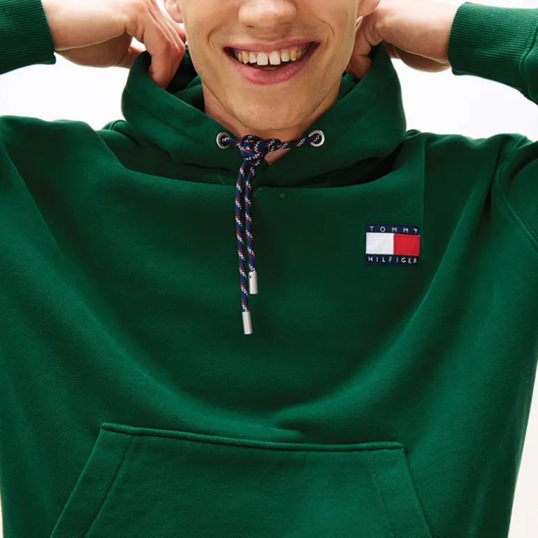 Herre Pullover Hættetrøje Ornamental Grøn