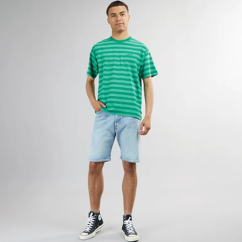 Herre Red Tab Vintage T-Shirt Bardo Stripe Shady Glade